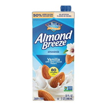 Almond Breeze Almond Milk, Vanilla (12 Pack) - $62.99