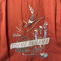 Tommy Bahama Silk Embroidered Shirt Pelican Cigars Paradise Mens Large - $39.59