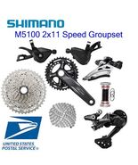Shimano Deore M5100 2x11 Speed 36-26T 170 175 11-42T Groupset  - $229.88
