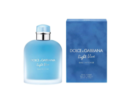 Dolce &amp; Gabbana Light Blue Eau Intense 200ML 6.7.Oz Eau De Parfum Spray for Men - £81.19 GBP