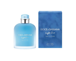 Dolce &amp; Gabbana Light Blue Eau Intense 200ML 6.7.Oz Eau De Parfum Spray for Men - £81.50 GBP