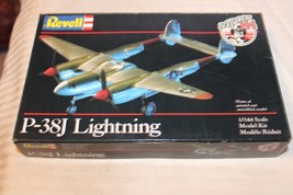 1/144 Scale Revell, P-38J Lightning Airplane Kit, #10347 BN Open Box - £27.97 GBP