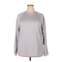 Nap Long-Sleeve Graphic Logo Top Gray Cloud Unisex Size XXL New with tags - $74.25