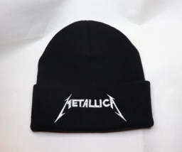 METALLICA Beanie Hat Embroidered Thrash Metal Slayer Testament Slayer US... - £9.60 GBP