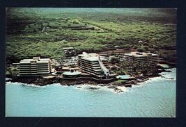 KONA HILTON Beach Tennis Resort on KONA COAST HAWAII *Chrome postcard no... - $5.69