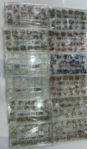 Galaxy Nail Art Rhinestones Flatback Crystal Multi Shapes Box Kit 7828 PCS - £34.34 GBP