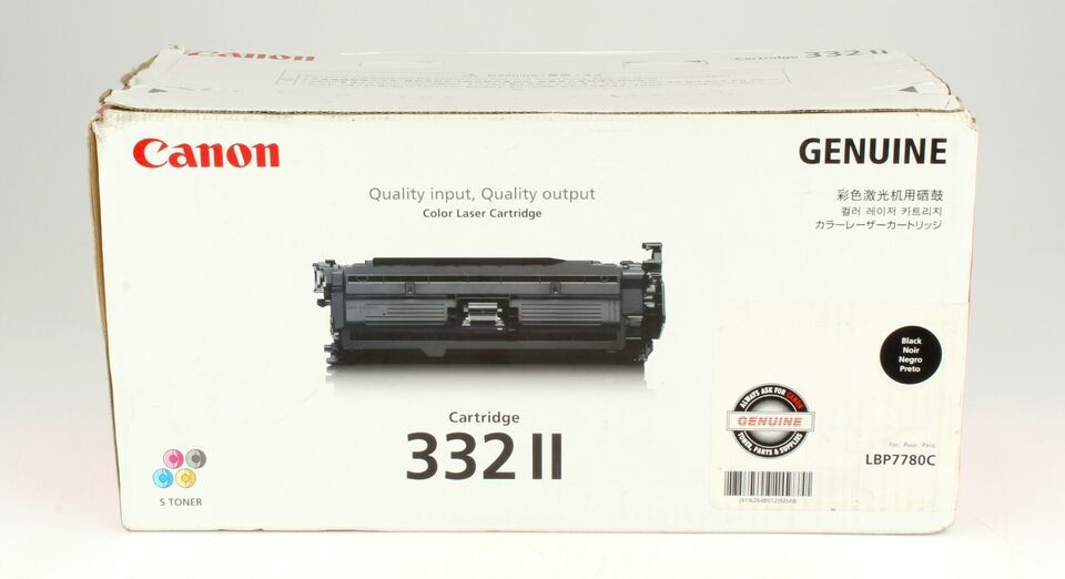 *Genuine CANON 332 II LBP7780C Black Toner Cartridge - $89.79