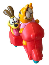 Vintage 1988 Garfield &amp; Odie on Motorcycle McDonald&#39;s Happy Meal Toy - $6.96