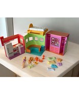 Polly Pocket 2002 Sparkle Apartment Playset Take Along Folding Lot - $41.58