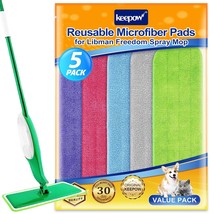 5 Pack Spray Mop Refills Compatible For Libman Freedom Spray Mop, Reusab... - £23.14 GBP