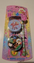 Lisa Frank Holiday Pencil with Eraser Tin - New Deadstock Rare Christmas Vintage - £69.68 GBP