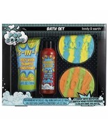 POP BOOM! Body &amp; Earth 4-Piece Bath Set 3-in-1 Body Wash Bubble Bath Bat... - $16.81