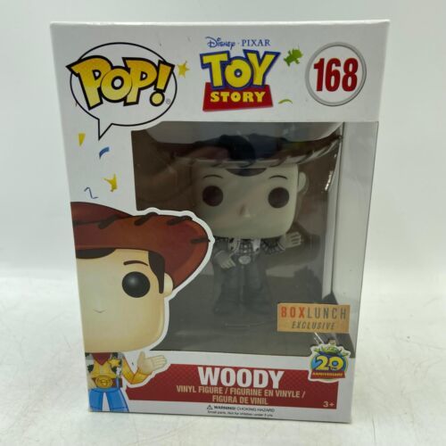 Primary image for Funko Pop! #168 Woody Black & White Box Lunch Exclusive Toy Story Disney New