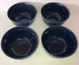 ROYAL NORFOLK BLUE CEREAL/SERVING BOWL SET Of 4-Micro Safe-NEW-RARE-SHIP... - £40.13 GBP