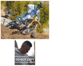 Brandon Hartranft Supercross Motocross racer signed 8x10 photo COA proof... - $69.29