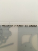 Stampin Up Balloon Pop Up Thinlits Framelits Dies Bow Birthday Card Maki... - $44.99