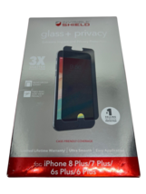 ZAGG InvisibleShield Glass+ Privacy Screen Protector Iphone 8+/7+/6s+/6+ Plus - £7.13 GBP