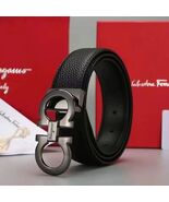 Salvatore Ferragamo Gancini Belt 120cm - Genuine Leather Luxury Men's Belt - $89.00