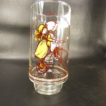 Holly Hobbie Drinking Glass Friendship Makes The Rough Road Smooth  FEH&amp;7 - £6.35 GBP
