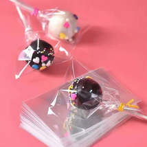 100 pack Cake Pop Lollipop Packing Bags Baking Chocolate Pop Pack Bags S... - £6.60 GBP+
