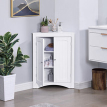 Sideboard Cabinet,Corner Cabinet,Bathroom Floor Corner Cabinet With Doors And Sh - £69.77 GBP