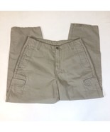Vintage Levis Dry Goods Khaki Cargo Pants Tag Size 34x30 Y2K - $54.25 CAD