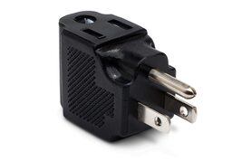 Hosa PWA-486 NEMA 5-15R to NEMA 5-15P Right-Angle Power Adaptor - $16.21