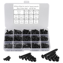  625pcs M2 M3 M4 Self Tapping Wood Screws Kit – 14 Sizes Phillips Pan He... - $16.03