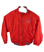 Red Cessna Pilot Flight Jacket Skylane N-182es Windbreaker Size Large Ja... - $1,195.92 MXN
