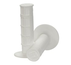 ProTaper White RC 1/2 Waffle Limited Edition MX Grips For 7/8&quot; w/Twist Throttle - £7.06 GBP