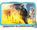 1980 Topps Star Wars #206 Suspended In Carbon Freeze Boba Fett Vader K - £0.69 GBP