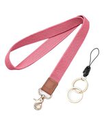 Knagsfa Braided Nylon Badge Lanyard with Dual Keyrings Metal Hook Orange... - $178.41 MXN Knagsfa Braided Nylon Badge Lanyard with Dual Keyrings Metal Hook Orange... - $178.41 MXN