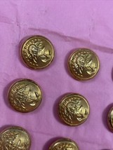 Lot of 24 Vintage USMC Marine Corps Gold Tone Uniform Buttons New Old Stock JD - £38.98 GBP