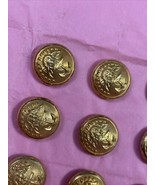 Lot of 24 Vintage USMC Marine Corps Gold Tone Uniform Buttons New Old St... - $49.50