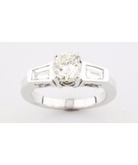1.41 Carat Light Fancy Yellow Diamond 14k White Gold Engagement Ring Siz... - $8,631.65