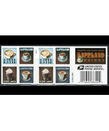 USPS Espresso Cafe 5 Booklets of 20 Forever Stamps MNH (100 Total) - $59.99