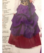 Charades Village Wench Costume Adult Medium Gathered Skirt Marie Antoine... - £22.63 GBP