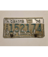 North Dakota 1974 1983 Truck License Plate 152174-Vintage-Man Cave-Loung... - $25.79 CAD