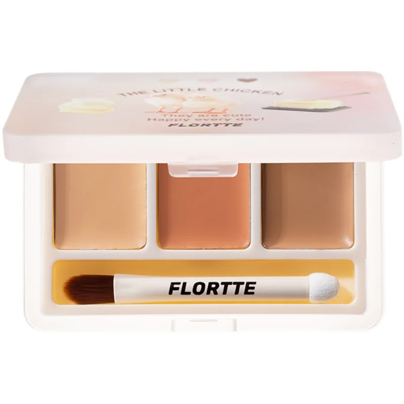 FLORTTE Beauty The Little Chicken Series 3 Colors Concealer Palette Cute... - $65.27