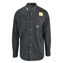 Ariat Men&#39;s Shirt Black Rebar Long Sleeve Woven (S15) - £26.22 GBP