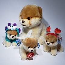 Lot of 4 GUND Worlds Cutest Dog 9&quot; Boo Plush &amp; Itty Bitty Boo Cupid &amp; Monsteroo - £28.10 GBP