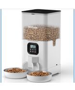 Voluas Automatic Pet Feeder for 2 Cats Or Dogs Dry Food Dispenser 6.0L W... - $20.47