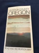 1971 Jackson County Road and Recreation Map of Oregon - £4.63 GBP