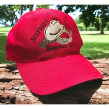 Seefried Ranch Snapback Hat Houston ID Cowboy Rodeo Red Roping Cap - $16.95