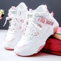 Shoes for Women Sneakers High Top Short Plush Graffiti Platform Sneakers Casual  - £37.44 GBP