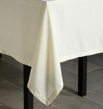 Sferra Harrow Oyster Off White Tablecloth &amp; 16 Dinner Napkins 70&quot; X 162&quot;... - £157.24 GBP