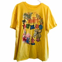 Disney Parks Yellow Classic Dumbo Movie Poster T-SHIRT, Xxl - £15.11 GBP