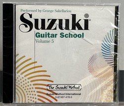 Suzuki Guitar School, Vol Volume 5 by George Sakellariou (Audio CD 2005) 0478 - $8.79