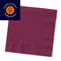 Creative Converting Burgundy Red Paper 2 Ply 50 Count (Pack of 1),  - £15.73 GBP
