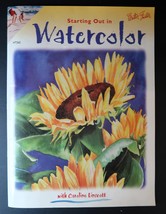 Book &quot;Starting Out in Watercolor&quot; Caroline Linscott Learn Basics Walter ... - $12.00